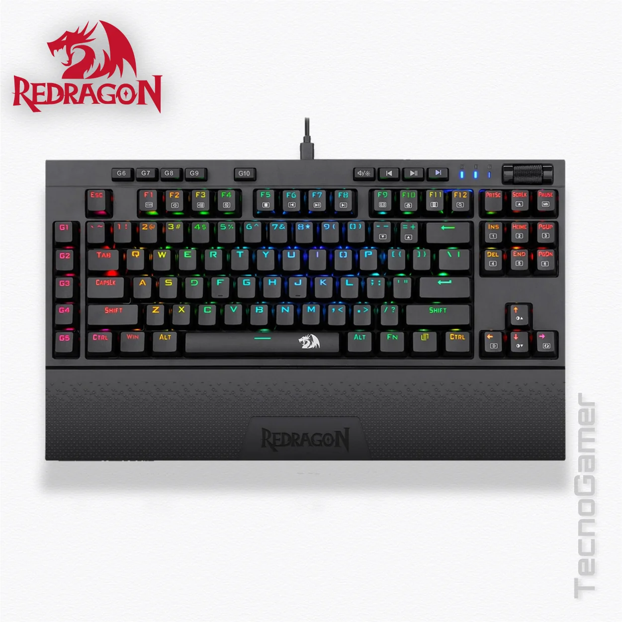 Teclado REDRAGON BROADSWORD K588 RGB