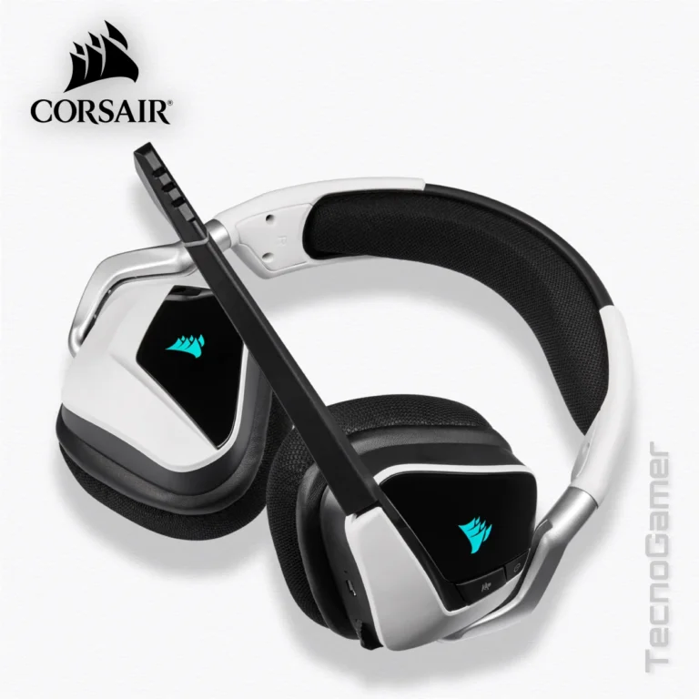 Audífono CORSAIR VOID RGB ELITE WIRELESS WHITE