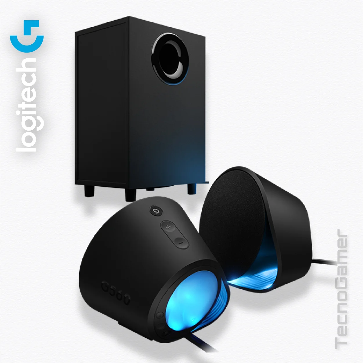 Parlante LOGITECH G560 (2.1) 240W para PC LIGHTSYNC