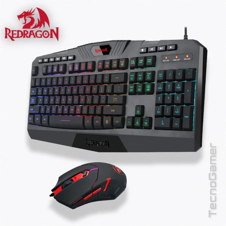 Combo REDRAGON GAMING ESSENCIAL S101-3-SP (Teclado + Mouse)