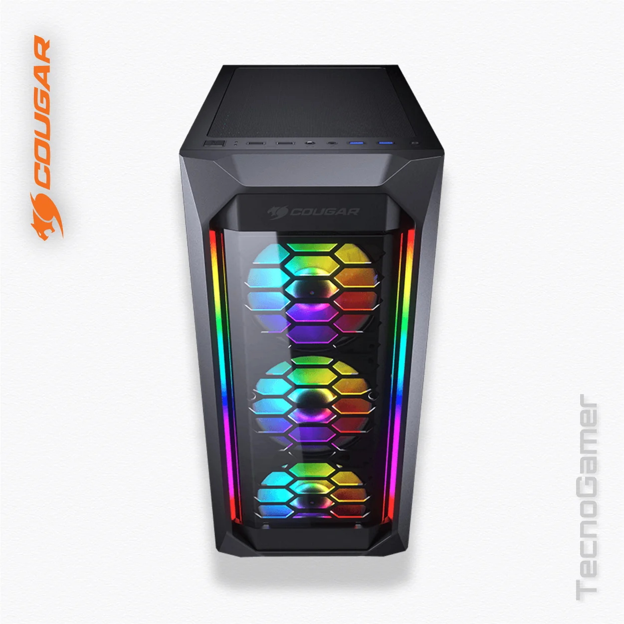 Case COUGAR MX410-G RGB - Imagen 2