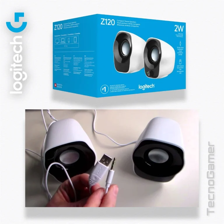 Parlante LOGITECH Z120 (2.0) Stereo USB Para PC 2w