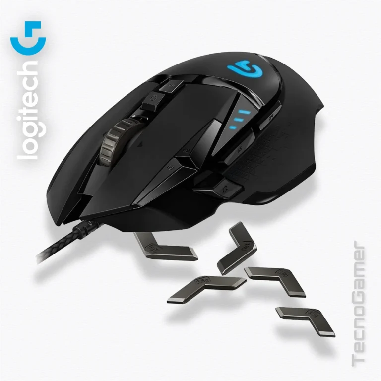 Mouse LOGITECH G502 HERO USB 11 BOTON PESAS RGB-25600 Dpi