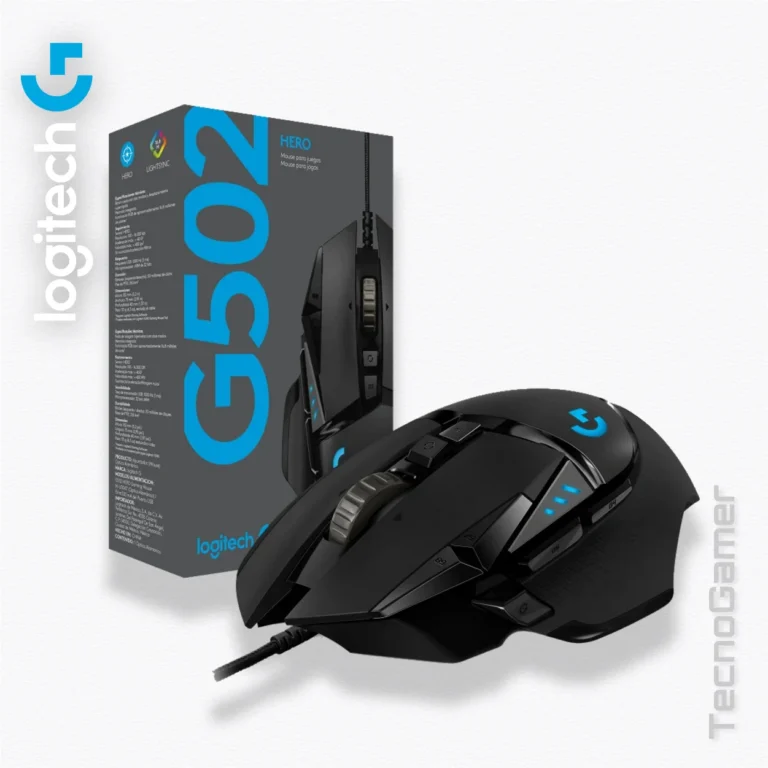 Mouse LOGITECH G502 HERO USB 11 BOTON PESAS RGB-25600 Dpi