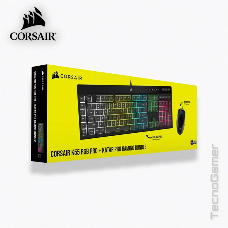 Combo CORSAIR K55+KATAR PRO RGB