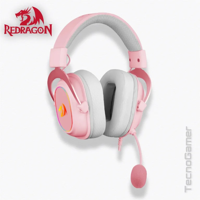 Audifono REDRAGON ZEUS X RGB PINK USB