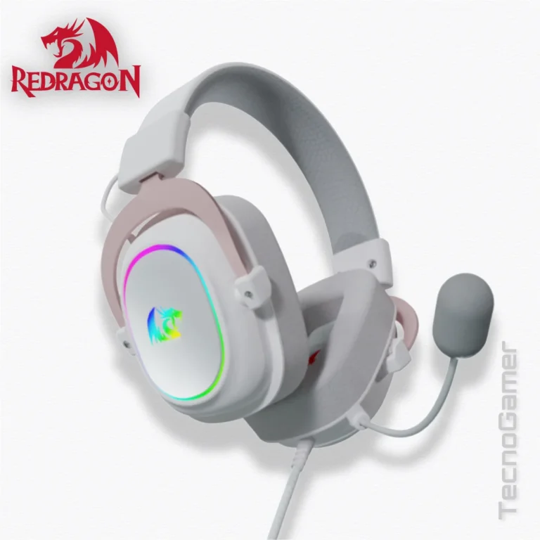 Audifono REDRAGON ZEUS X RGB WHITE USB