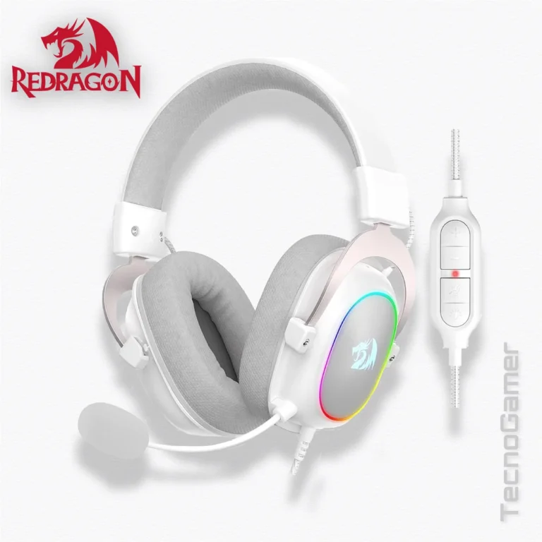 Audifono REDRAGON ZEUS X RGB WHITE USB