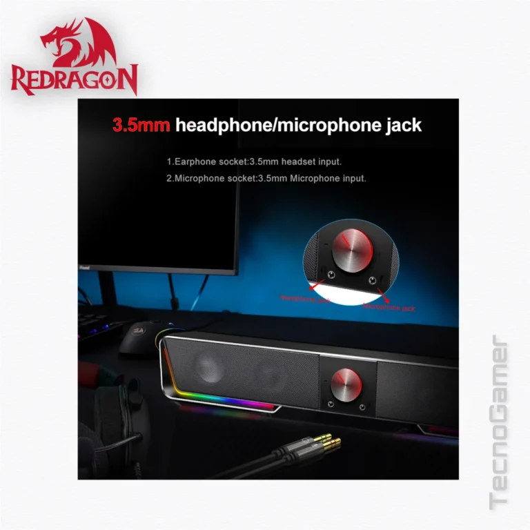 Parlante REDRAGON Barra de sonido Darknets GS570