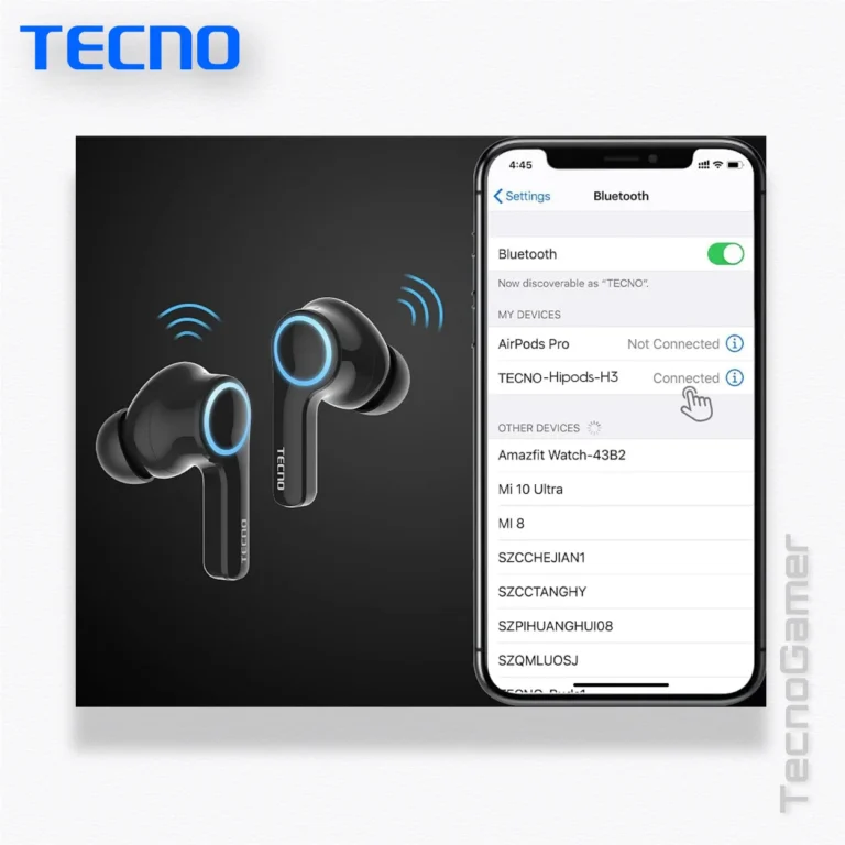 Auricular Inalámbrico TECNO HIPODS  H3