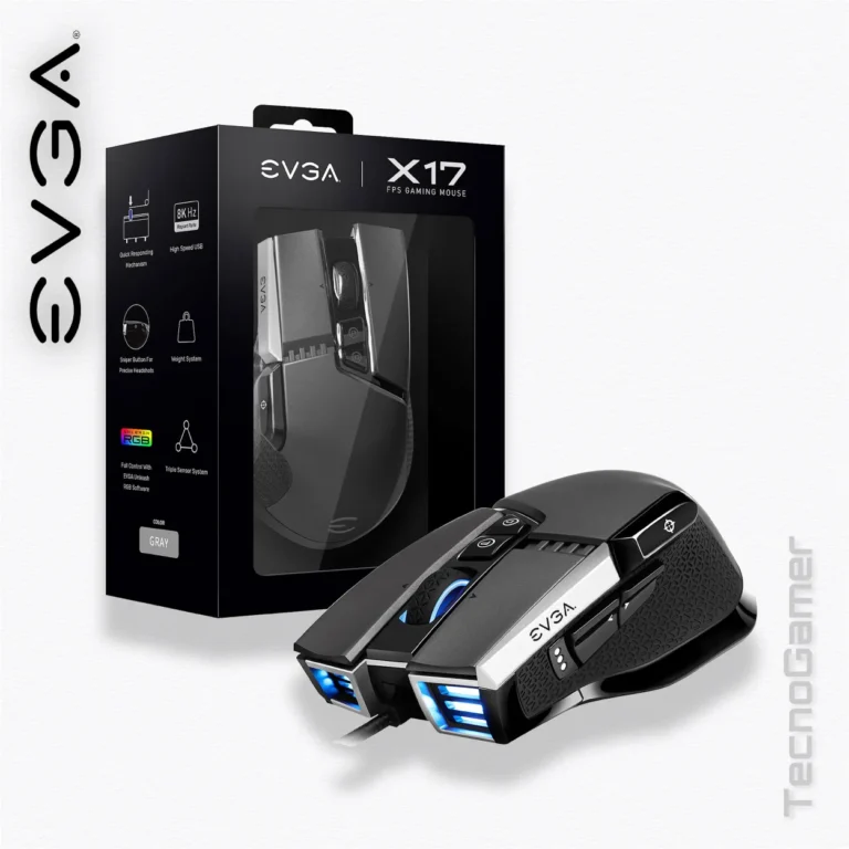 Mouse EVGA X17 OPTICO FPS RGB 16000 DPI (10 botones)