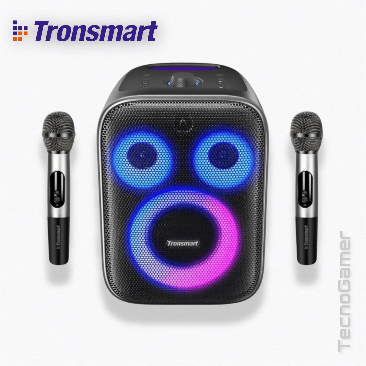 PARLANTE TRONSMART HALO 200 + MICRÓFONOS