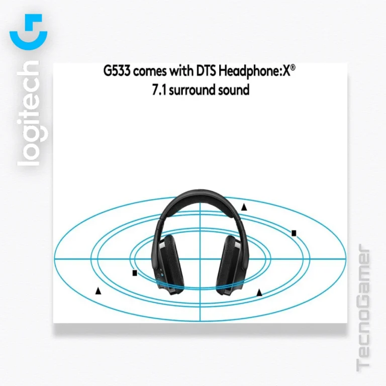 Audifono LOGITECH G533 WIRELESS 7.1