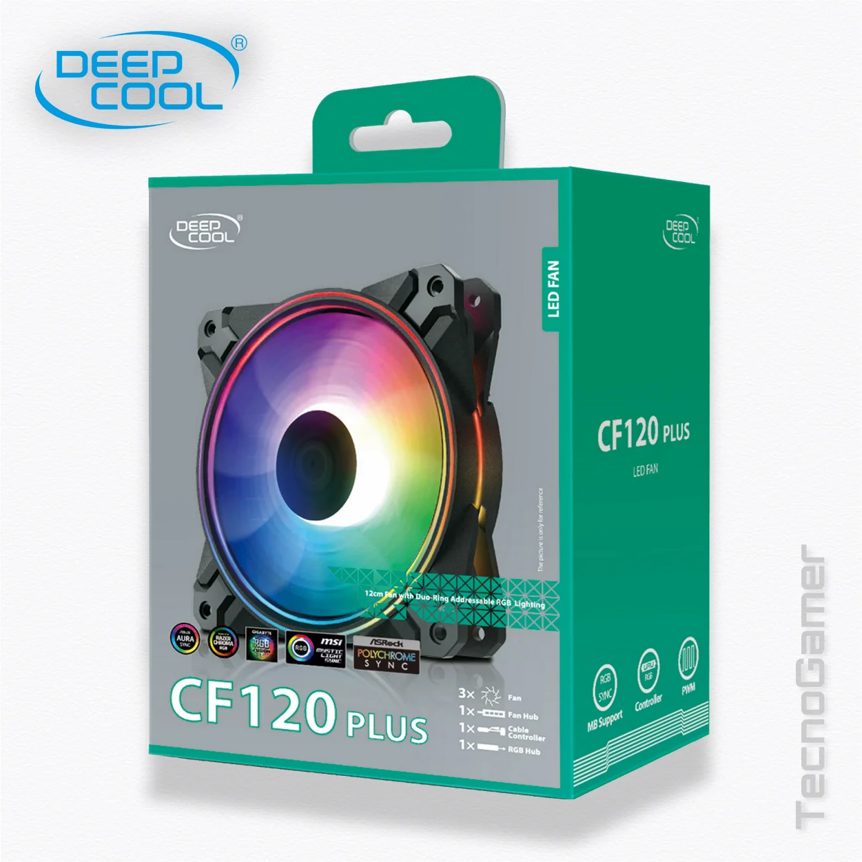 Cooler DEEPCOOL CF120 PLUS (KIT 3 EN 1) - Imagen 2