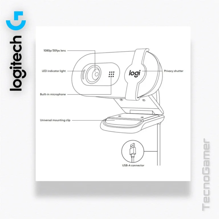 Cámara LOGITECH BRIO 90 FHD 1080P