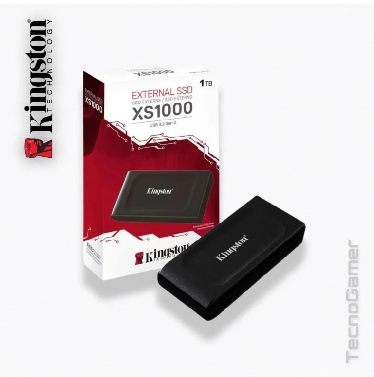 Disco Solido Externo Kingston 1TB SATA  XS1000, SSD Externo.