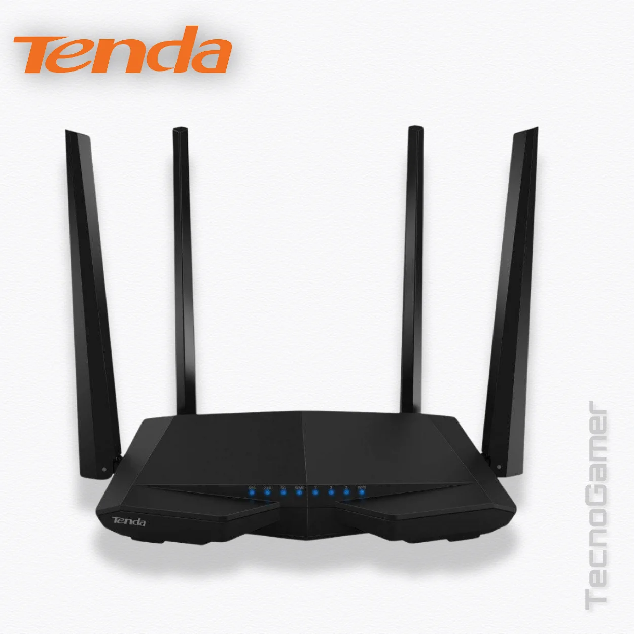 Router Tenda AC6 4 ANTENAS DUAL BAND AC1200 900MHZ BEAMFO