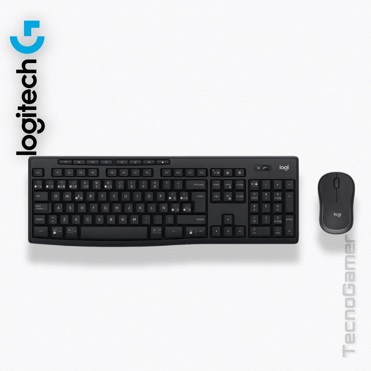 Teclado Combo Logitech MK370 WIRELESS (español) vista alternativa