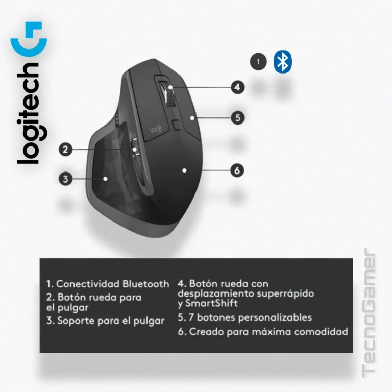 Mouse Logitech MX Master 2S (PC y Mac)