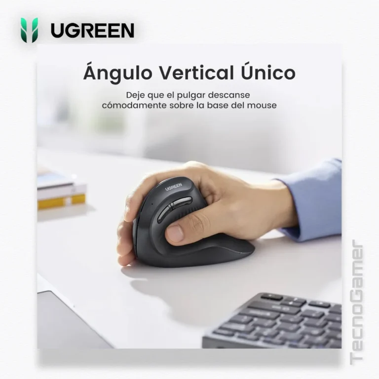 Mouse Ugreen MU008 Dual Mode Ergonomico