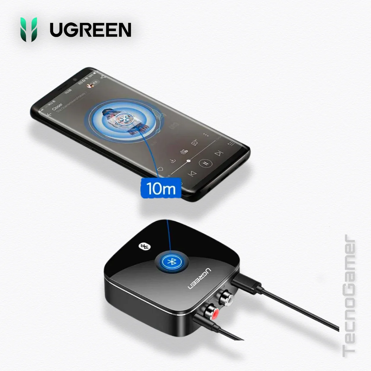 Adaptador Ugreen Bluetooth 5.1 Music Receiver Audio - Imagen 5