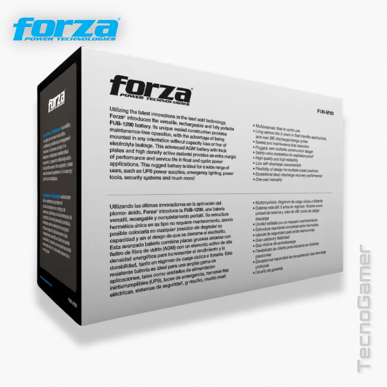 Batería UPS FORZA FUB, 1290 (12V, 9Ah), plomo ácido sellada - Imagen 5