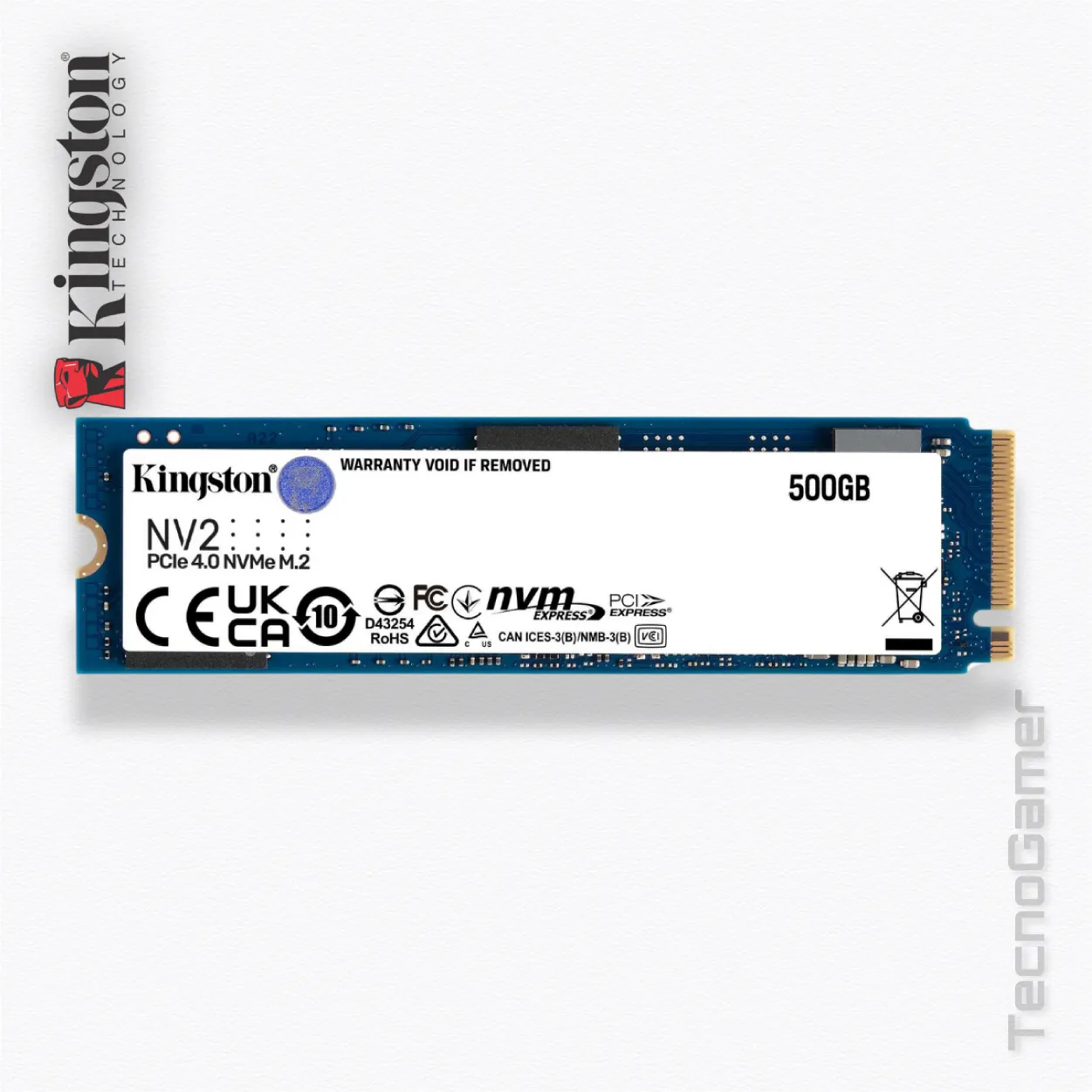 Disco solido M.2 Kingston 500GB NV3 NVME