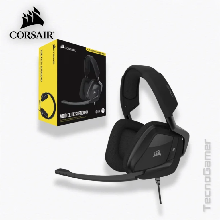 Audifono Corsair VOID ELITE SURROUND CARBONO 7.1