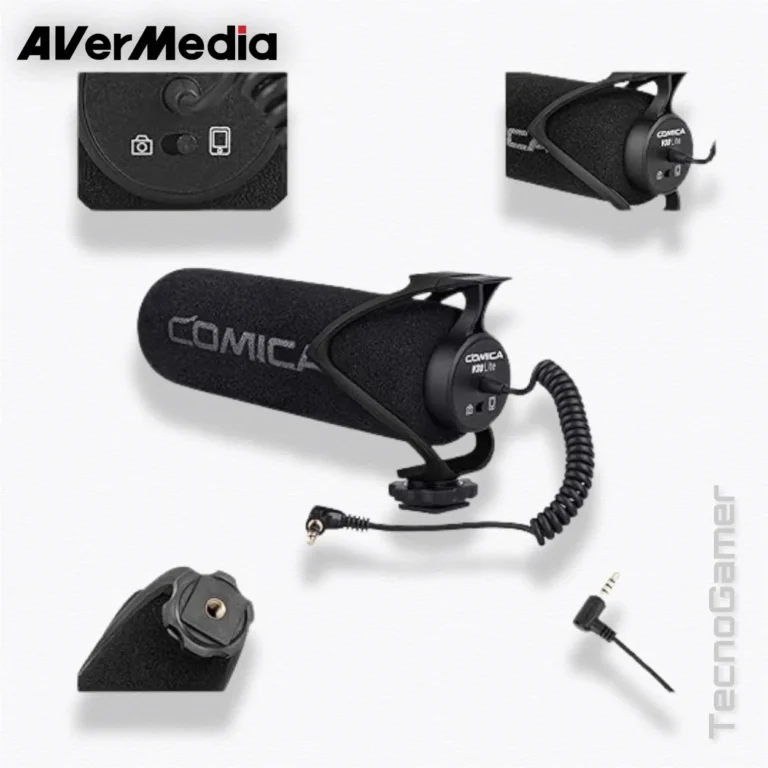 Microfono AVerMedia  MIC AM 133 LIVE STREAMER JACK 3.5MM