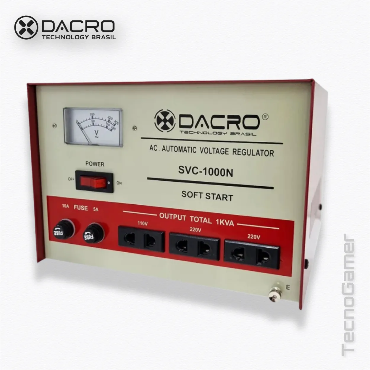 Estabilizador Dacro 1000W 110/220V - Imagen 2