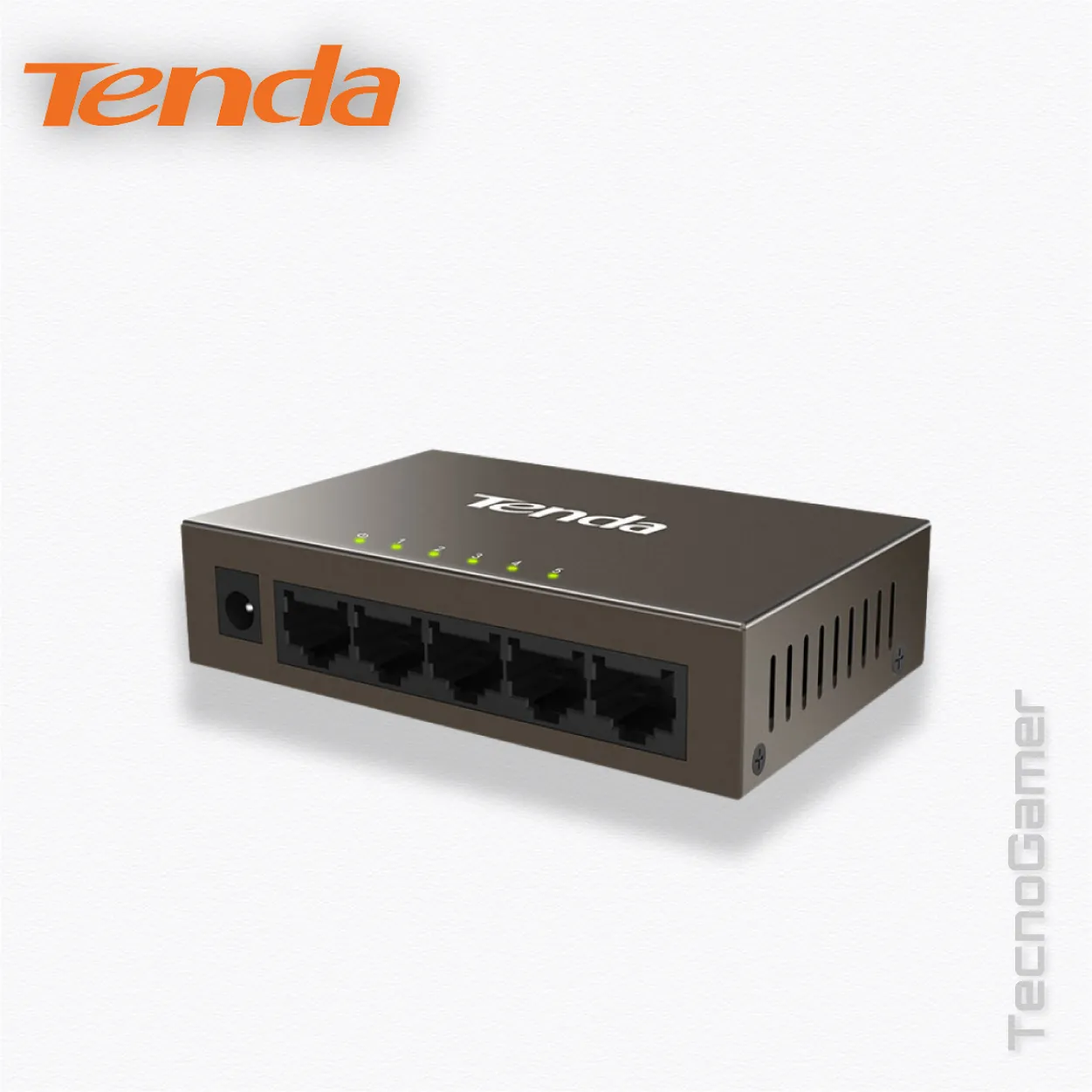 Switch Tenda TEF1005D 5 PUERTOS 10/100 METALICO - Imagen 3