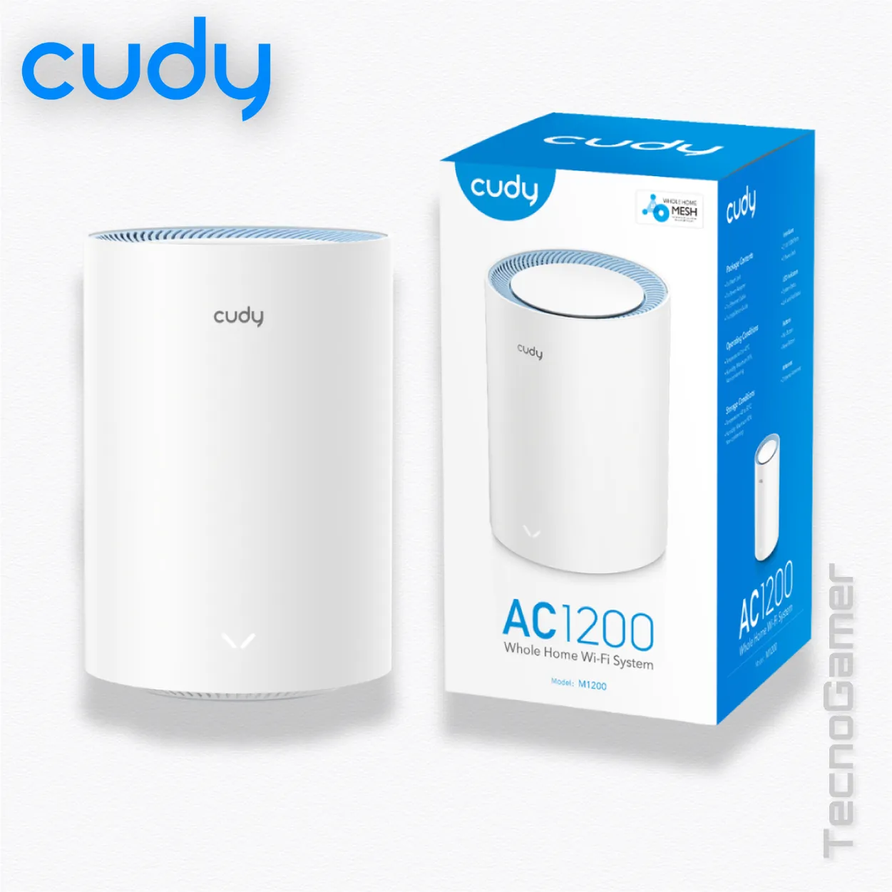 WiFi_Mesh CUDY M1200, 1-PACK, WHOLE HOME- MESH AC1200 - Imagen 4