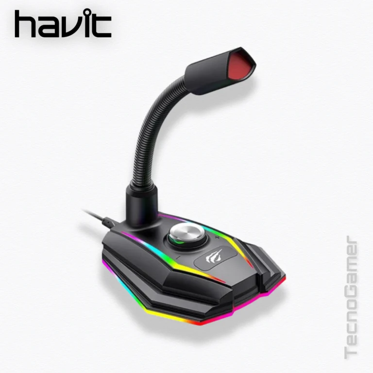Microfono Havit GAMENOTE GK56 RGB,USB